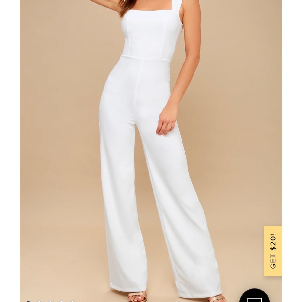 Lulus White Jumpsuit